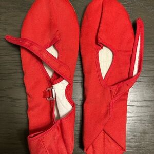 Chic Red Women's Ballet Flats chinese orient